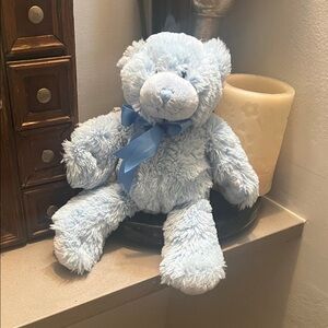 First Impressions Light Blue Plush Bear